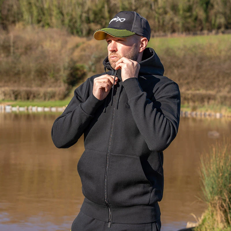 Matrix Black Stealth Zip Hoodies